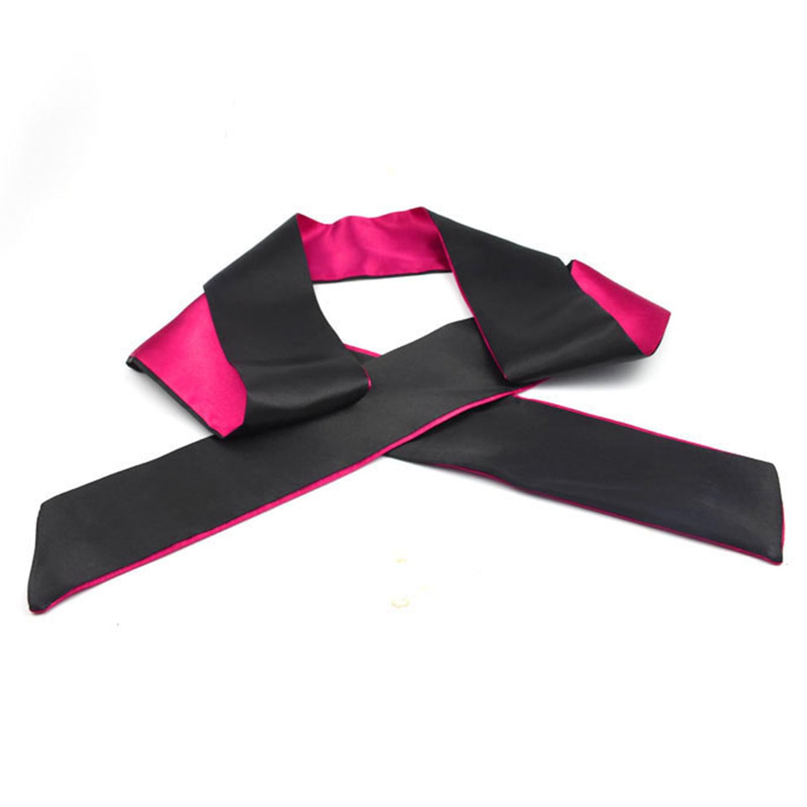 Generico Manette in pelle e peluche BDSM e cinghia per benda, popolare set di allenamento bondage per giochi di coppia - LC15ITW