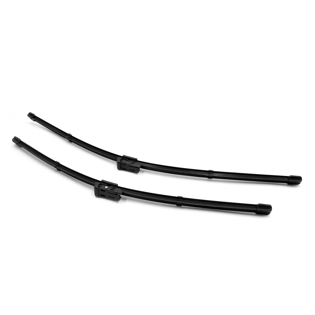 Ruilogod 24" + 20" Pair Car Bracketless Window Windshield Wiper Blades Set for Q5 A5 A4L SQ5 (id: 22b 2f2 25e 0db b99
