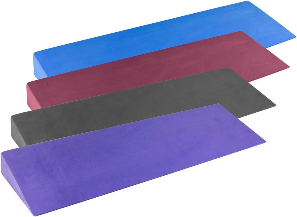 Yoga-Mad EVA Yoga Wedge | Lightweight EVA Foam | Non Slip Yoga Wedge for Wrists and Hands | Slanting Wedge for Professionals and Beginners in Yoga and Pilates