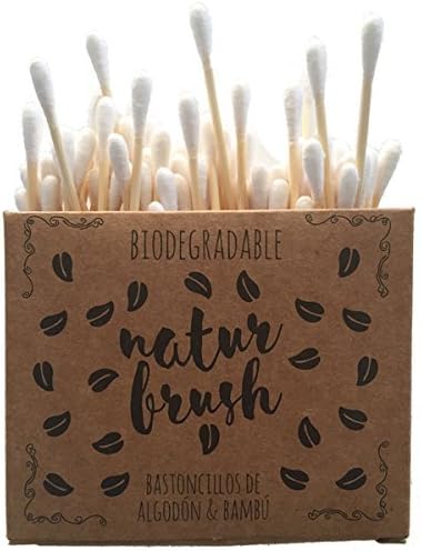 Eco-friendly bamboo and cotton ear swabs