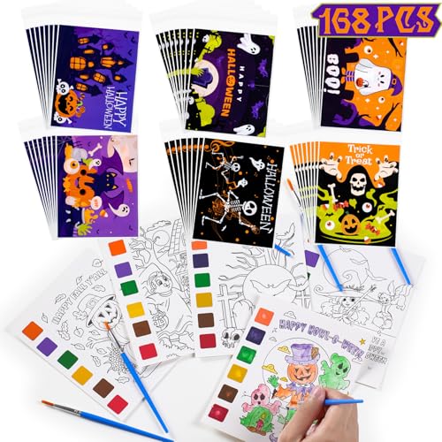 Sigilyer Halloween Party Favors for Kids 24 Pack Water Coloring Books Bulk