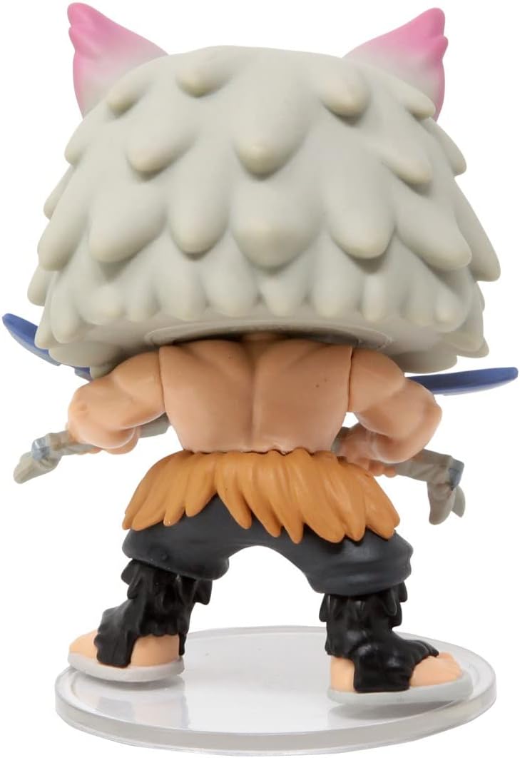 POP Anime - Inosuke Hashibira Funko Vinyl Figure (Bundled with Compatible Box Protector Case), Multicolor, 3.75 inches