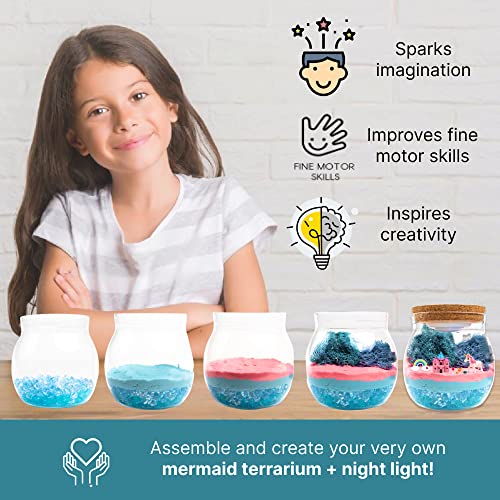 Make It Up Terrarium Arts And Crafts Kit For Kids Led Night Light Up & Remote Unicorn Birthday Gifts Toys For Girls Ages 4 5 6 7 8 9 10 Year Old #TOP4