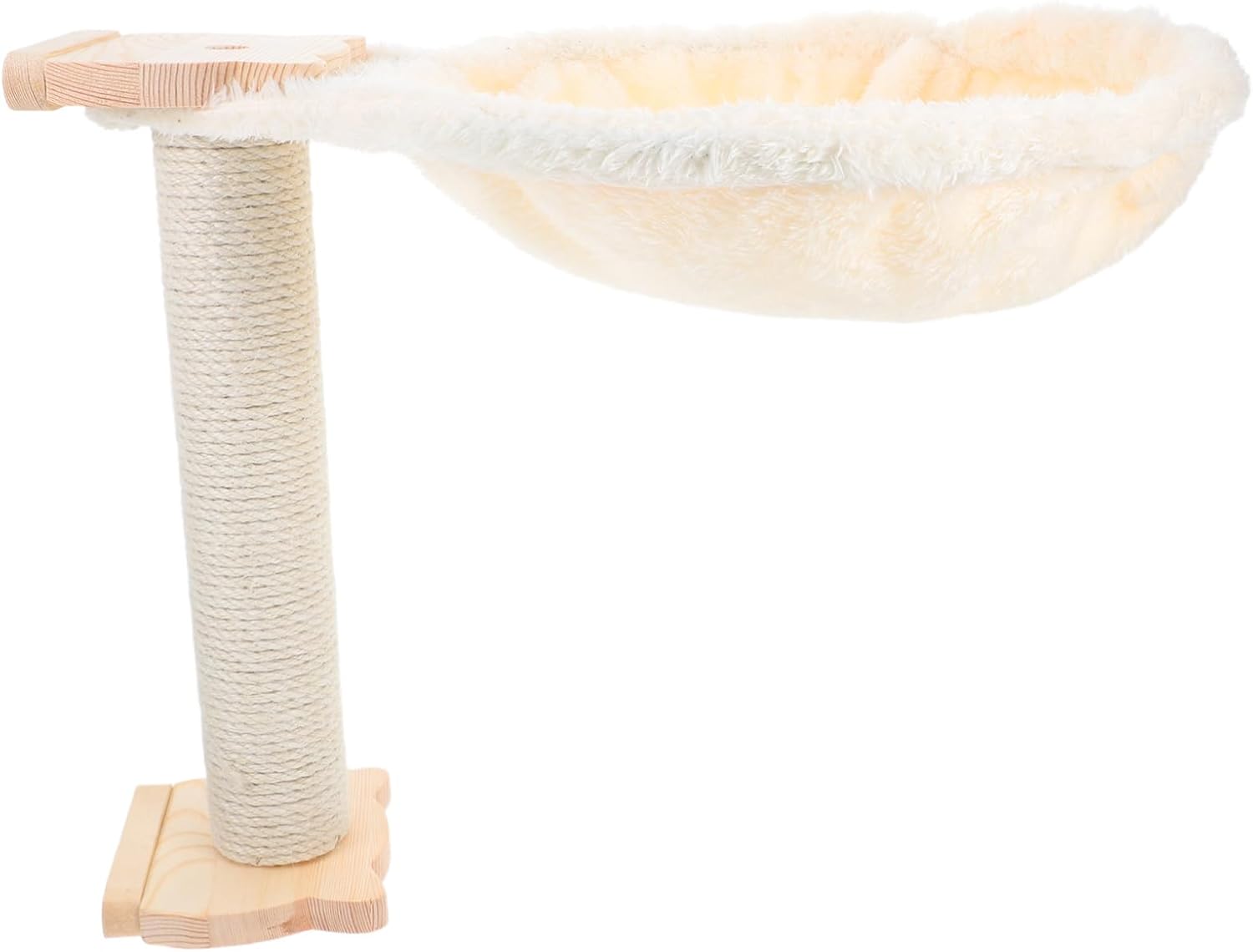 1 Set Cat Hammock Bed Spoon Shape Soft Cat Tree Hammock with Scratchproof Design for Indoor Multi Functional Bed and Play Area with Durable Materials and Easy Cleaning