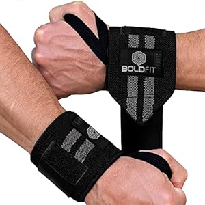 Boldfit Wrist Supporter for Gym Wrist Band for Men Gym & Women with Thumb Loop Straps – Wrist Wrap Gym Accessories for…