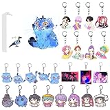 クリスマスカウントダウンカレンダー キーホルダー KPOPガールズ! デーモン・ハンターズ キーチェーン 24個セット アクセサリー 萌えグッズ