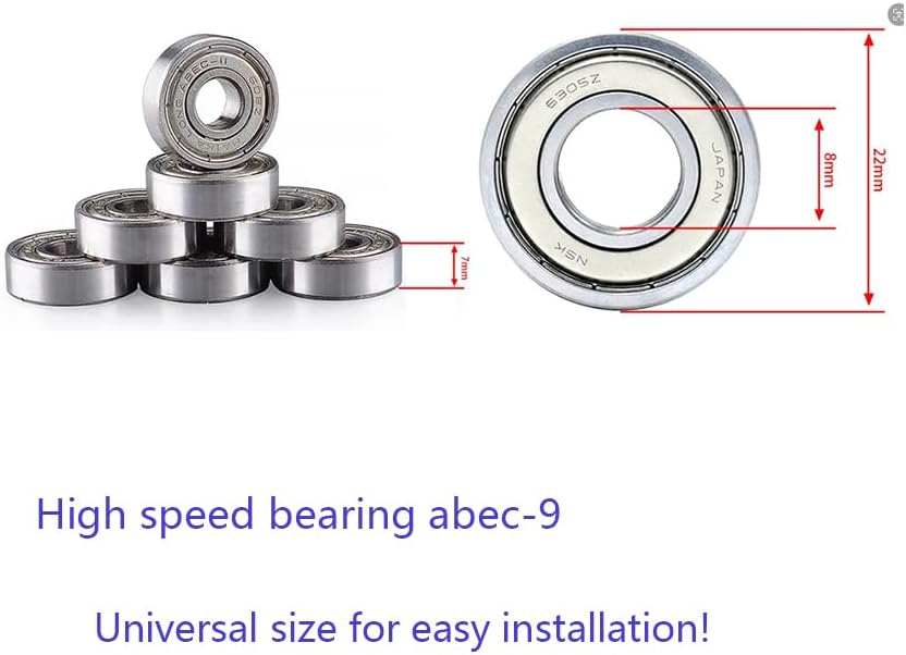 4 Pack Skateboard Wheels 80mm Downhill Longboard Wheels Electric Skateboard Wheels High Speed Maximum Grip Smooth Ride, Long-Lasting Durability
