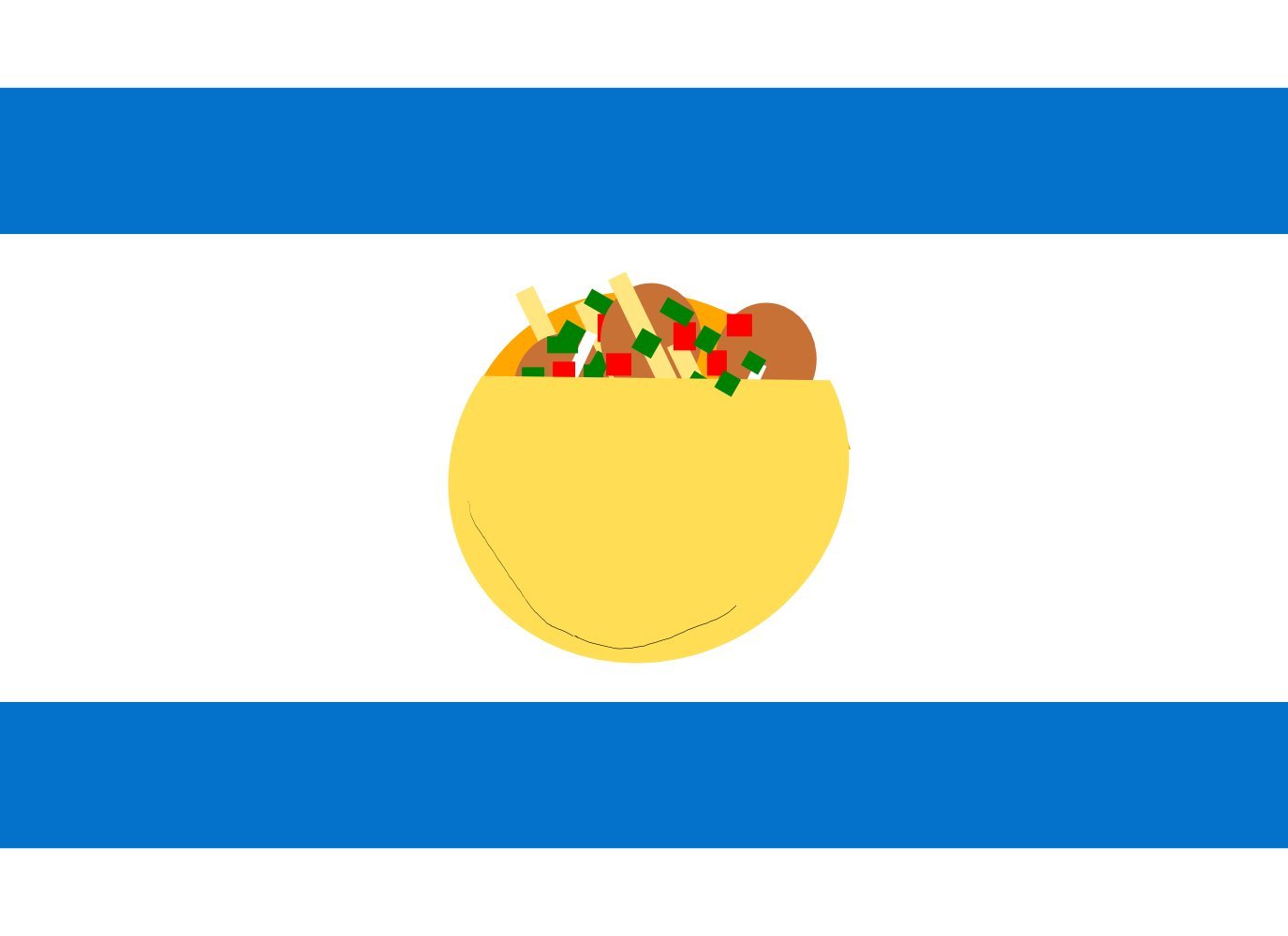 Drapeau Israël Falafel grand format anti-décoloration pour décoration murale durable