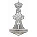 Elegant Lighting Value Primo Collection Chandelier D:36in H:45in Lt:32 Chrome Finish (Swarovski Elements Crystals) Chrome