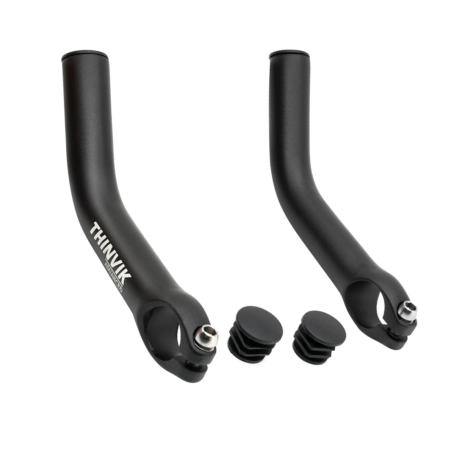 Amazon.co.jp: Thinvik 自転車 バーエンドバー 補助ハンドルバー MTB