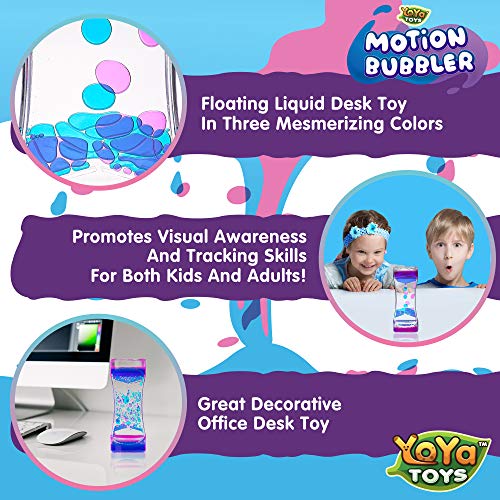 YoYa-Toys-Liquid-Motion-Bubbler-for-Kids-and-Adults-Hourglass-Liquid-Bubbler-or-Timer-for-Sensory-Play-Fidget-Toy-and-Stress-Management-Cool-Desk-Decor