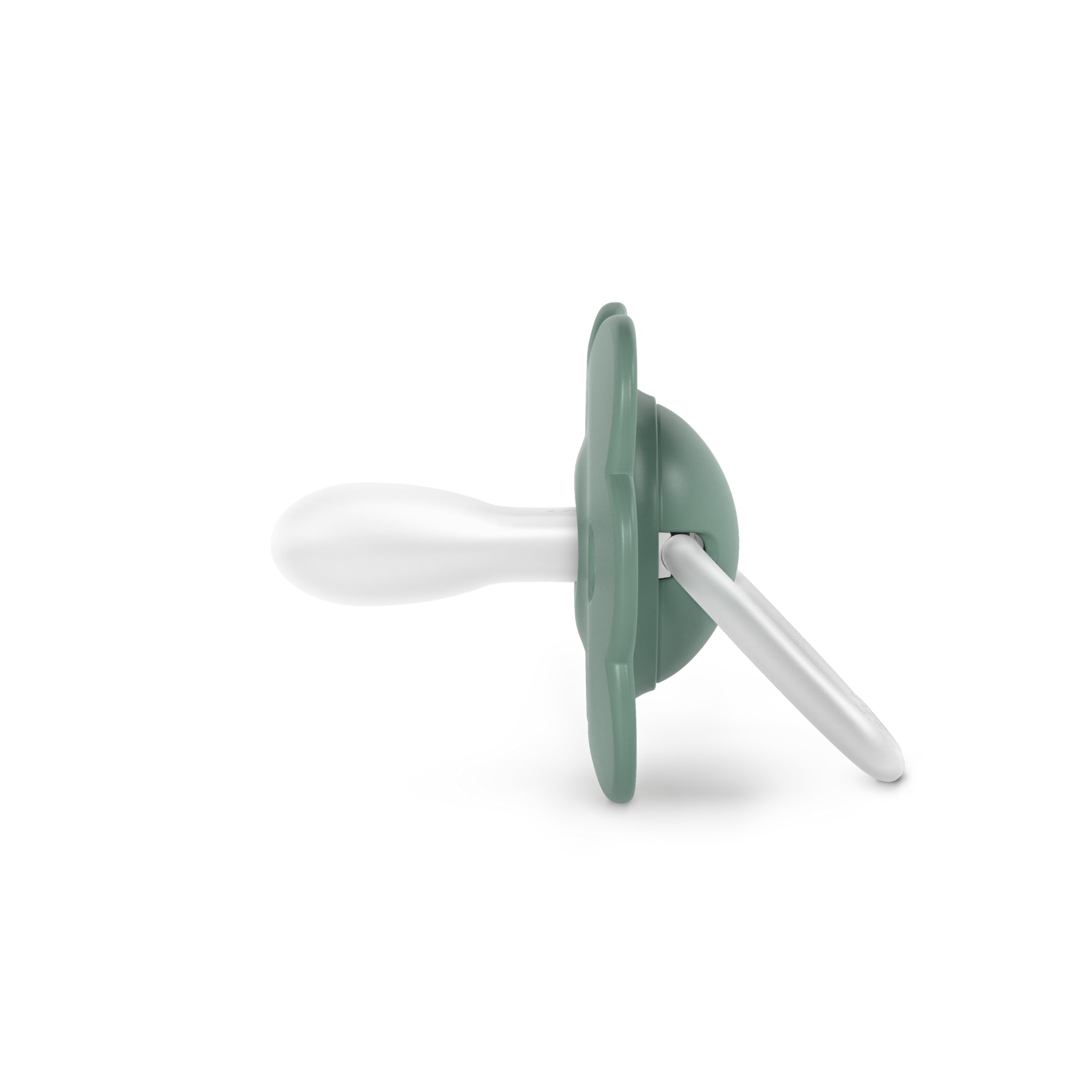 Suavinex, Chupete Bebés 6/18 Meses, con Tetina Fisiológica de Silicona SX Pro, Simétrica, Plana y Flexible, Respeta el Desarrollo Bucodental, con Anilla, Forma que Evita Rozaduras, Wonder Liso Verde — view 7