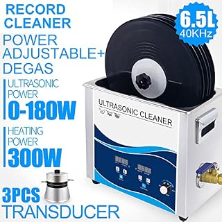 Nettoyeur de disques Vinyle à ultrasons Puissance réglable 6,5 L Système de Nettoyage de disques Vinyle avec dégazage, température et synchronisation réglables, Nettoyeur à ultrasons pour Disque LP - Les Beatles, Paul McCartney, John Lennon, RIngo Starr, George Harrison Nettoyeur de disques Vinyle à ultrasons Puissance réglable 6,5 L Système de Nettoyage de disques Vinyle avec dégazage, température et synchronisation réglables, Nettoyeur à ultrasons pour Disque LP – Image 2