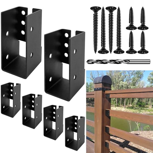 DEVALLEY Concealed Joist Hanger Brackets, Woodwork Concealed-Flange Hanger for 2