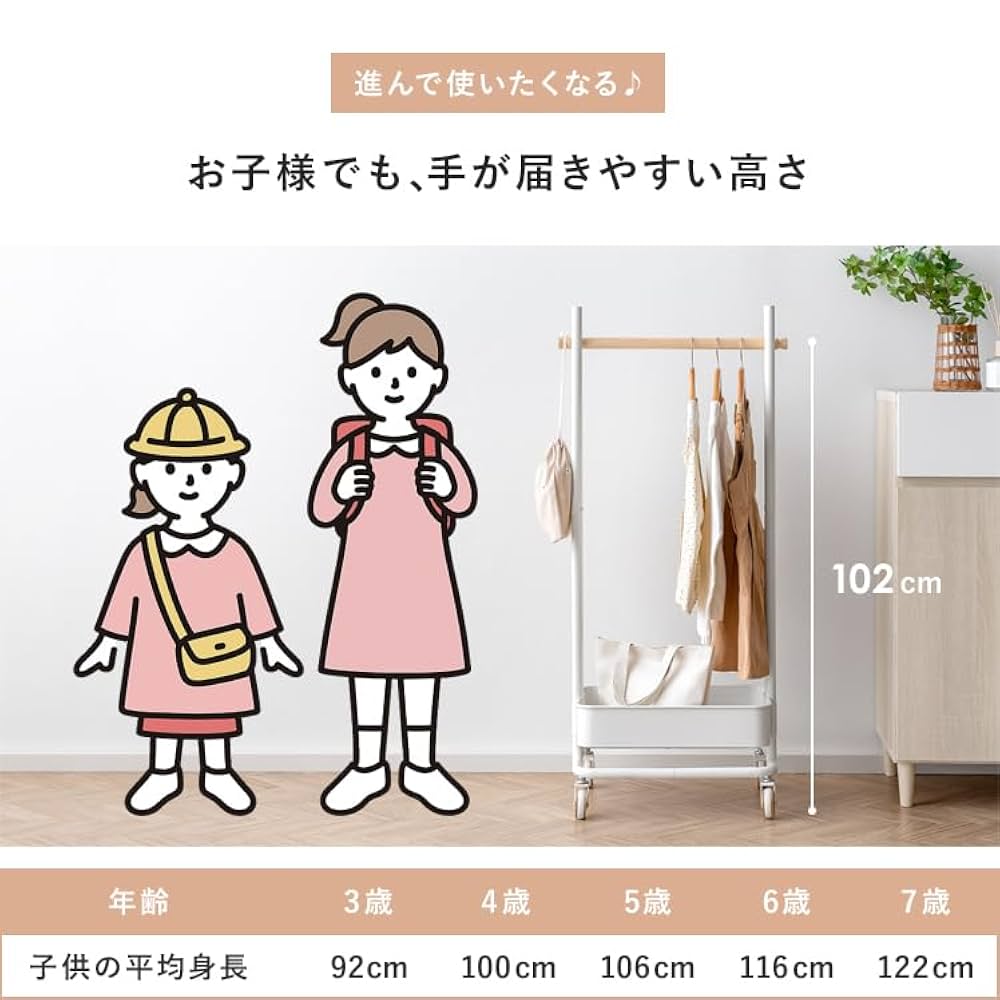 レア物 昭和レトロ お人形の形のポールハンガー 子供用洋服掛け