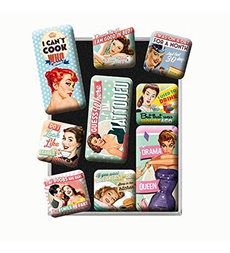 Nostalgic-Art Magneti, Multicolore, 9x2x7