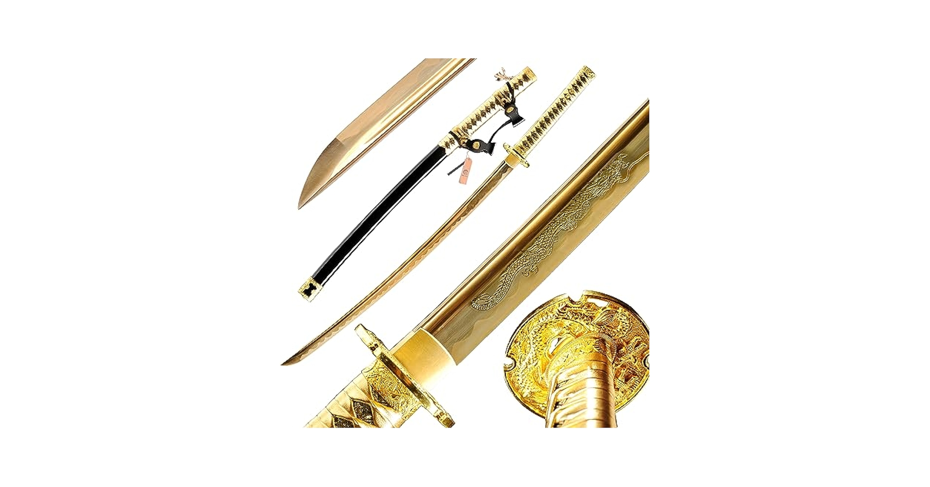 Amazon.com : SJ SHI JIAN 40.6 inch High-Carbon Steel Baked