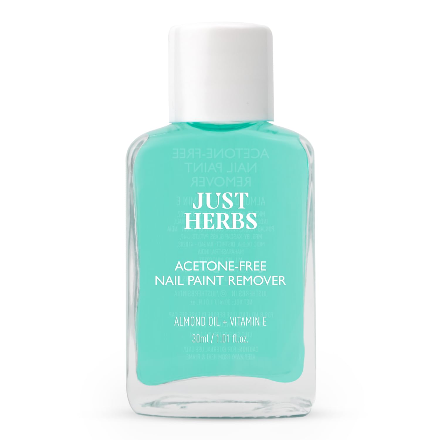 Just Herbs Acetone and Cruelty Free Nail Paint Remover 30 ml