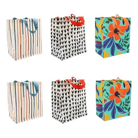 Earthwise Large Reusable Grocery Bags Cover