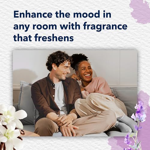 Image of Glade PlugIns Refills Air Freshener, Scented and Essential Oils for Home and Bathroom, Lavender & Vanilla, 3.35 Fl Oz, 5 Count