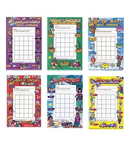 Super Duper Publications | 216 Mini Speech and Language Incentive Charts | Educational Resource for Children
