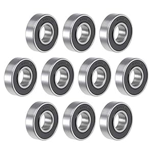 Sourcing Map ABEC-3 6001-2RS Kugellager (10 Stück)