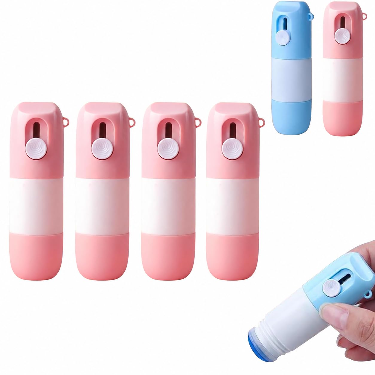 2-in-1Box Cutter Thermal Paper Eraser, Water Based Thermal Paper Eraser Pen with Unboxing Cutter