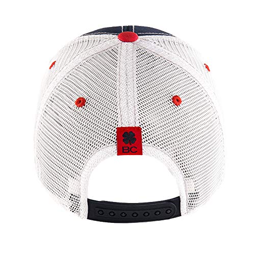 Black Clover Usa 2T Vintage Adj Cap, Usa Flag Clover/Navy/Red/White Mesh #TOP1