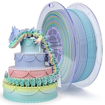 ZIRO 3D Printer Filament, Matte Texture 1.75mm PLA, 2.2lbs, Macaron