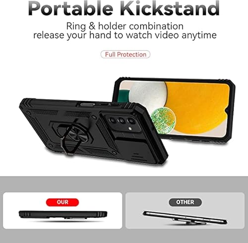 Capa Samsung Galaxy A52 5G Case (com 2 pedaços de filme temperado Protetora) de Câmera Proteção de T