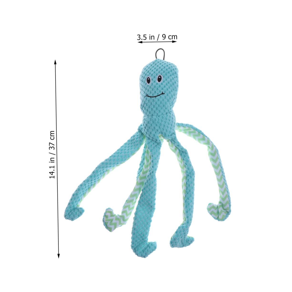 YARNOW Lot De 3 Jouets Couineurs Amusants pour Chien Pieuvre en Peluche Fournitures Interactives pour Animaux De Compagnie Jouet À Mâcher Doux pour Chiens
