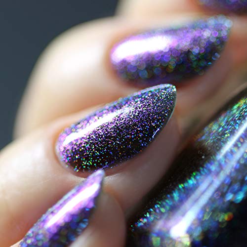 Image of ILNP Night Drive - Blue to Purple Color Kissed Ultra Holographic Nail Polish