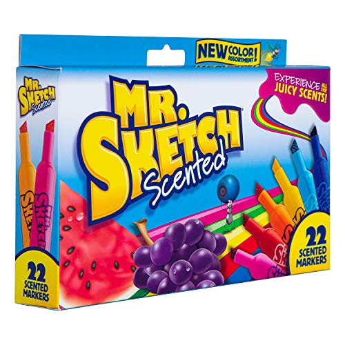 Mr. Sketch Chiseled Tip Marker, 22 Assorted Scented Markers (2054594) - Image 7