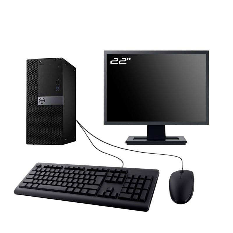 PC fixe Dell Optiplex 7040 MT avec écran 22 WiFi pour remplacer votre vieil ordinateur