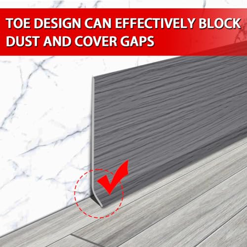 Base de vinilo para pared en grano de madera para proteger y decorar salones y pasillos 4