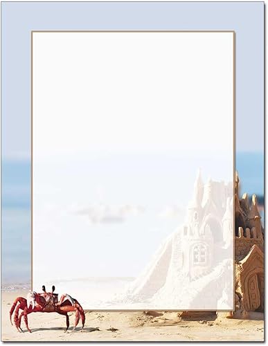 Miniatura 4 de Shoreline - Papel para impresora láser y inyección de tinta con membrete, paquete de 100 unidades