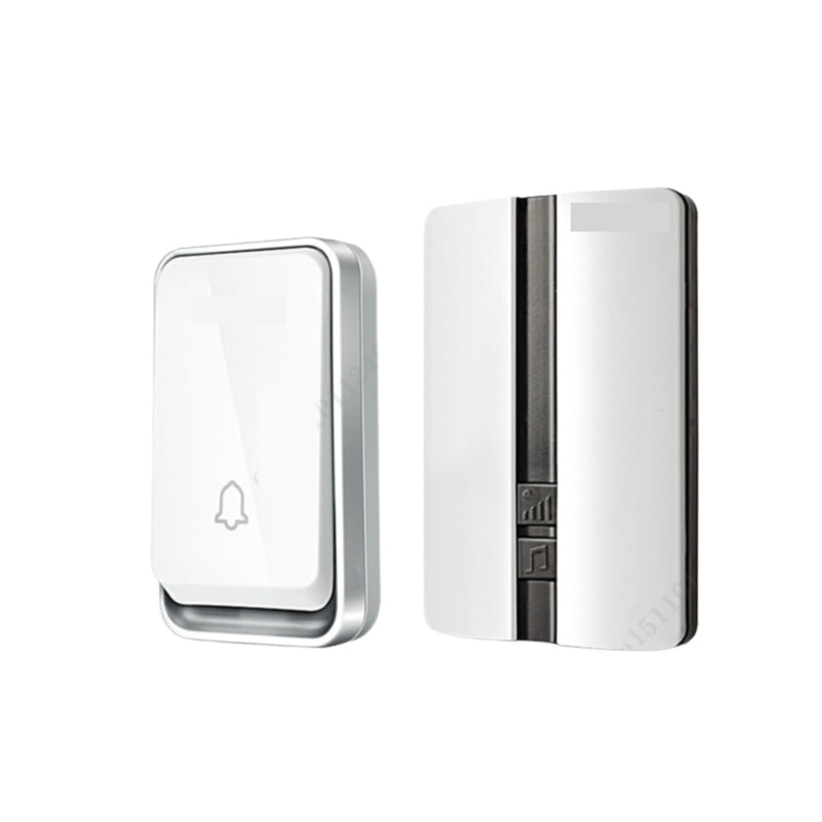 Wireless Doorbell Waterproof Self-Powered Button Smart Home Outdoor Door Bell Sets Welcome House Chimes Receiver (Color : 1 Button 1 Receiver, Size : E/U)