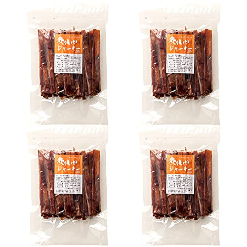 炙りいかジャーキー 150g×4袋(イカ珍味 魚介乾燥品)烏賊珍味 カットあたりめ(するめ珍味 カットスルメ)炙りイカ 烏賊炙り