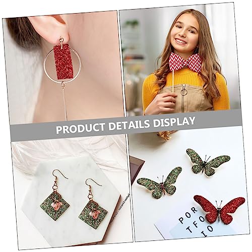 SEWACC Folha De 12 Pçs De Couro De Natal Joias De Natal Costurando Tecido De Couro Pu Material De Te