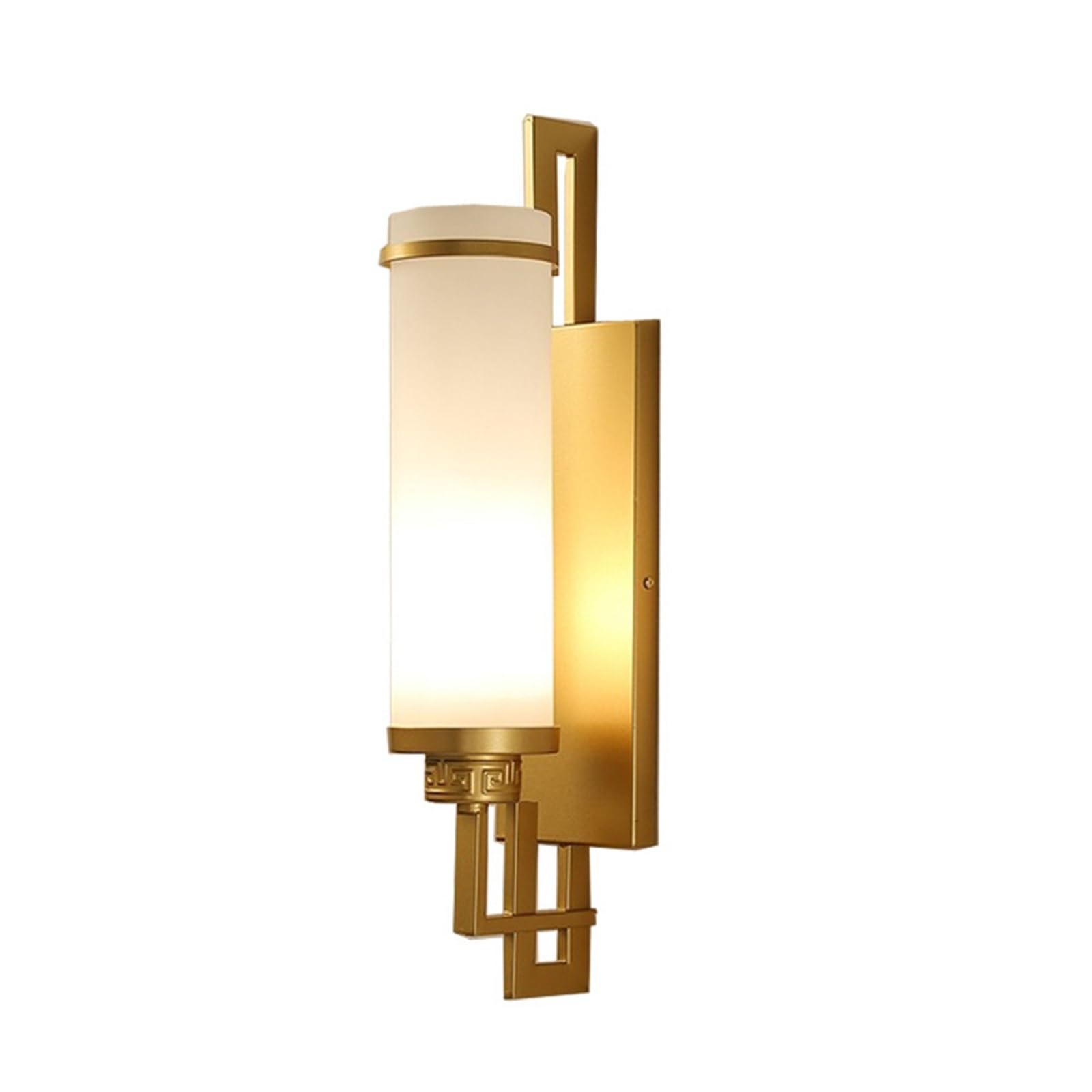 VALORCIRONA Chinese wall lamp Simple Bedroom Bedside lamp Retro Living Room TV Background wall Hotel Aisle Corridor lamp(6019black)