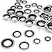 NBRINGO 52 PCS AC Gasket Kit - R134a AC Seal Kit with Compressor Gaskets, A/C Line Seals Washers for Automotive Air Conditioner Repair & Maintenance - Stops AC Refrigerant Leaks