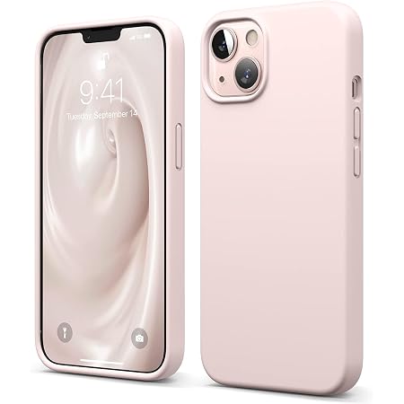 elago Cover Glide per iPhone 13 Pro Max (6,7) | TPU Sottile, Protezione Fotocamera, Design Bicolore, Antigraffio (Trasparente Opaco/Azzurro