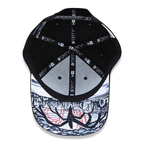 BONE 9FORTY STRANGER THINGS NETFLIX ABA CURVA SNAPBACK PRETO New Era