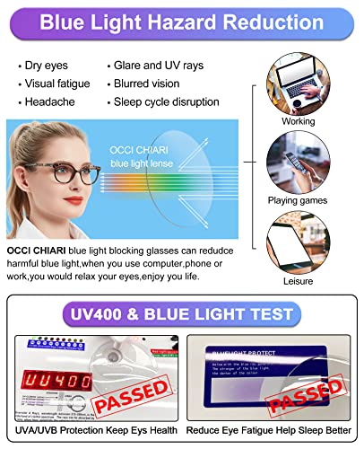Image of OCCI CHIARI Stylish Reading Glasses Women's Readers Comfort Eyeglasses