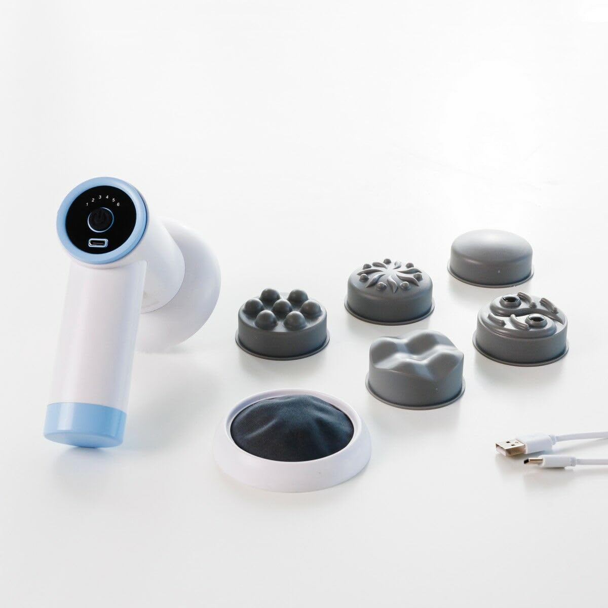 Innova Cellygun 6-in-1 Anti-Cellulite Reducing Body Massage Gun with USB Charger