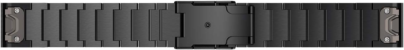 LDFAS Fenix 8/7/6 Pro/5 Plus Band, 22mm Titanium Metal Quick Release Easy Fit Watch Strap with Double Button Clasp Compatible for Garmin Fenix E 7 5 6/Forerunner 935/945/Epix Gen 2 Bands - Image 5