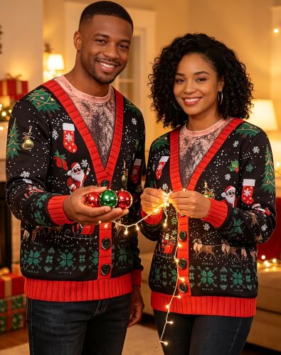 Bauble Bust Elf Costume Sweatshirt, alternative view 1