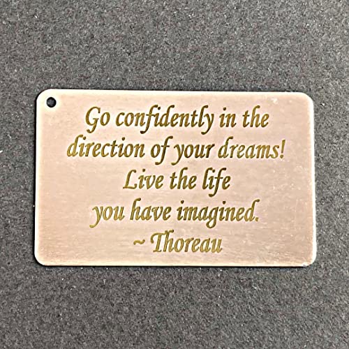 Wallet : Go Confidently, Keychain accessories, Purse accessories, Card, Brass card, Nickel polishing, Engraved card, Cocktail card.3