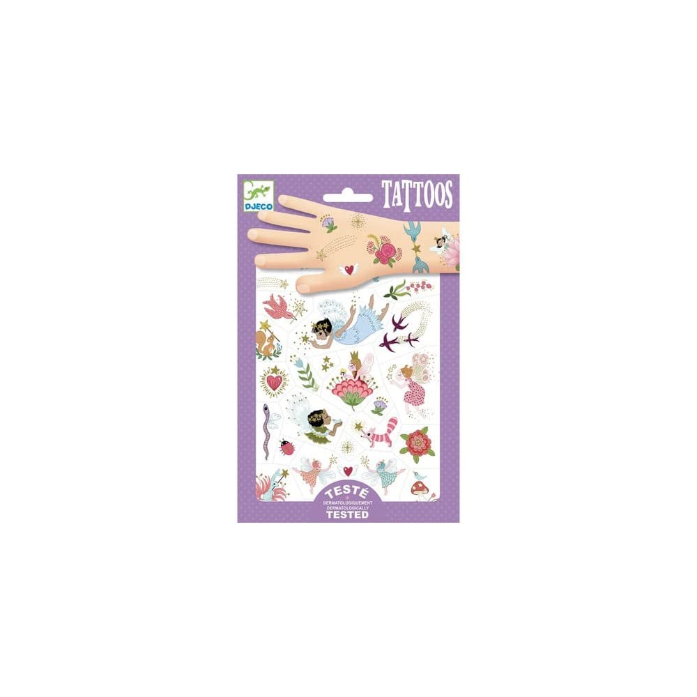 Djeco Fairy Friends Metallic Tattoos