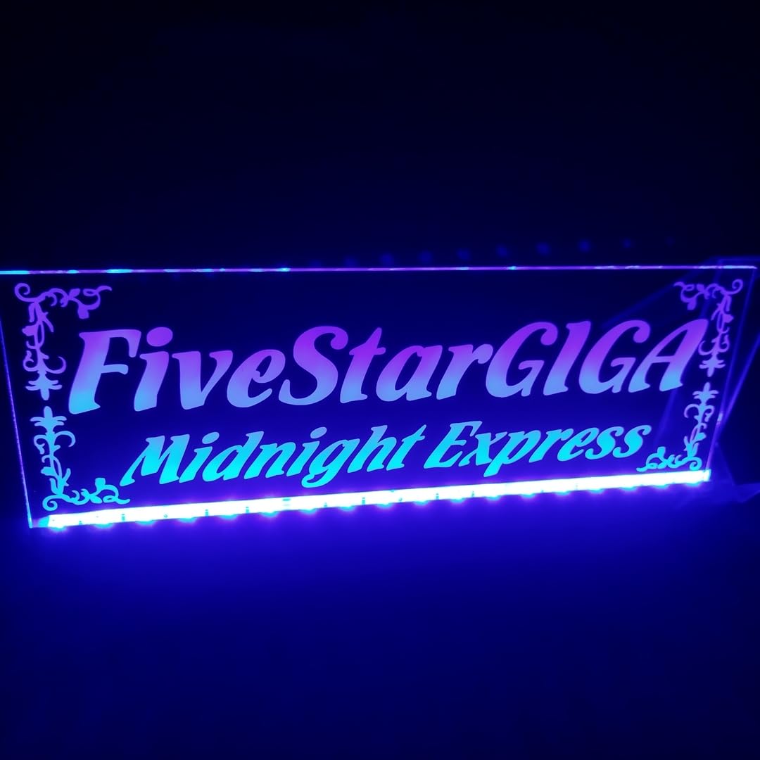 ファイブスターギガ① LEDアクリルプレート いすゞ アンドン 安全窓 トラック Amazon.co.jp: ファイブスター ギガ④ LED アクリルプレート ワンマン